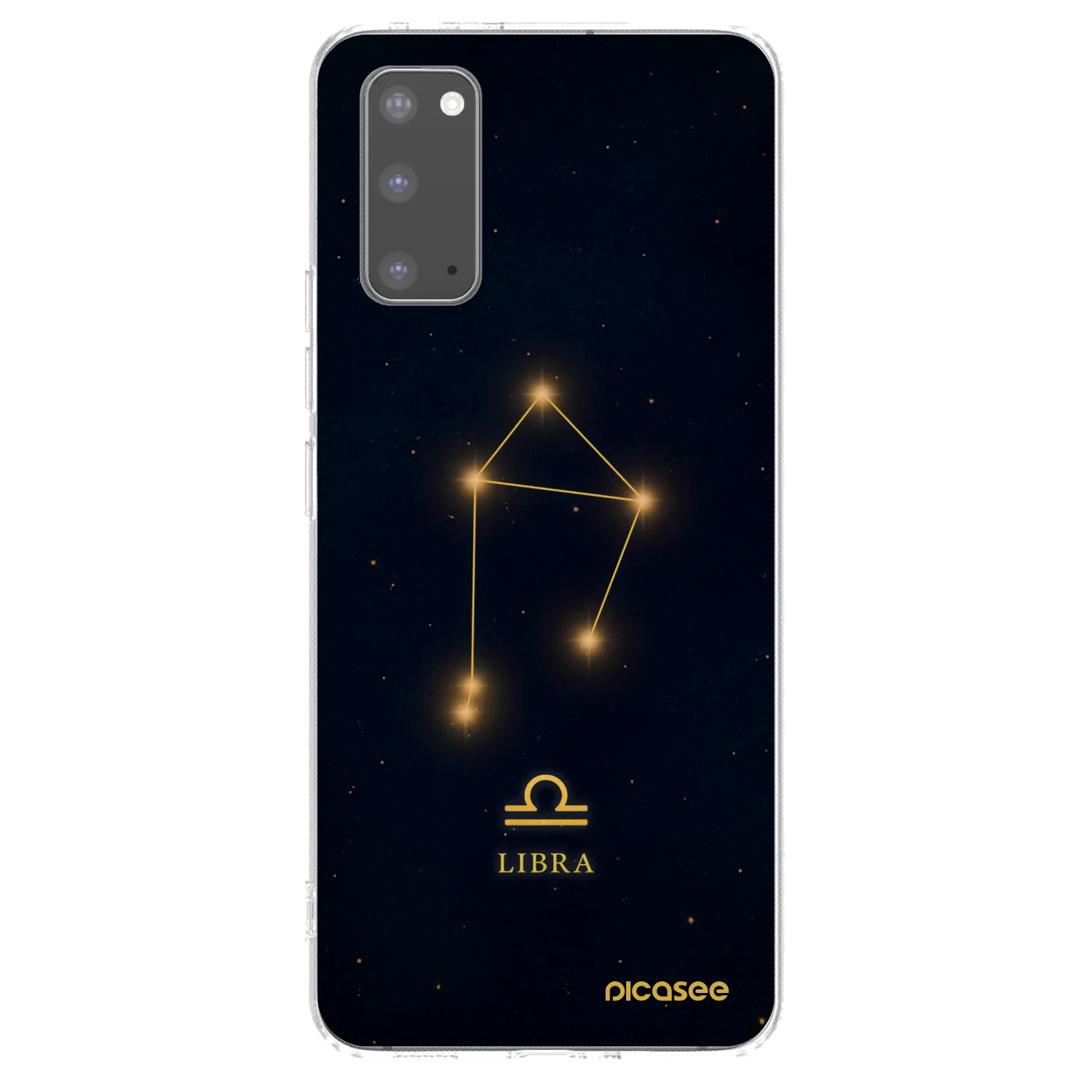 Picasee Samsung Galaxy S20 G980F Hülle - Transparentes Silikon - LIBRA