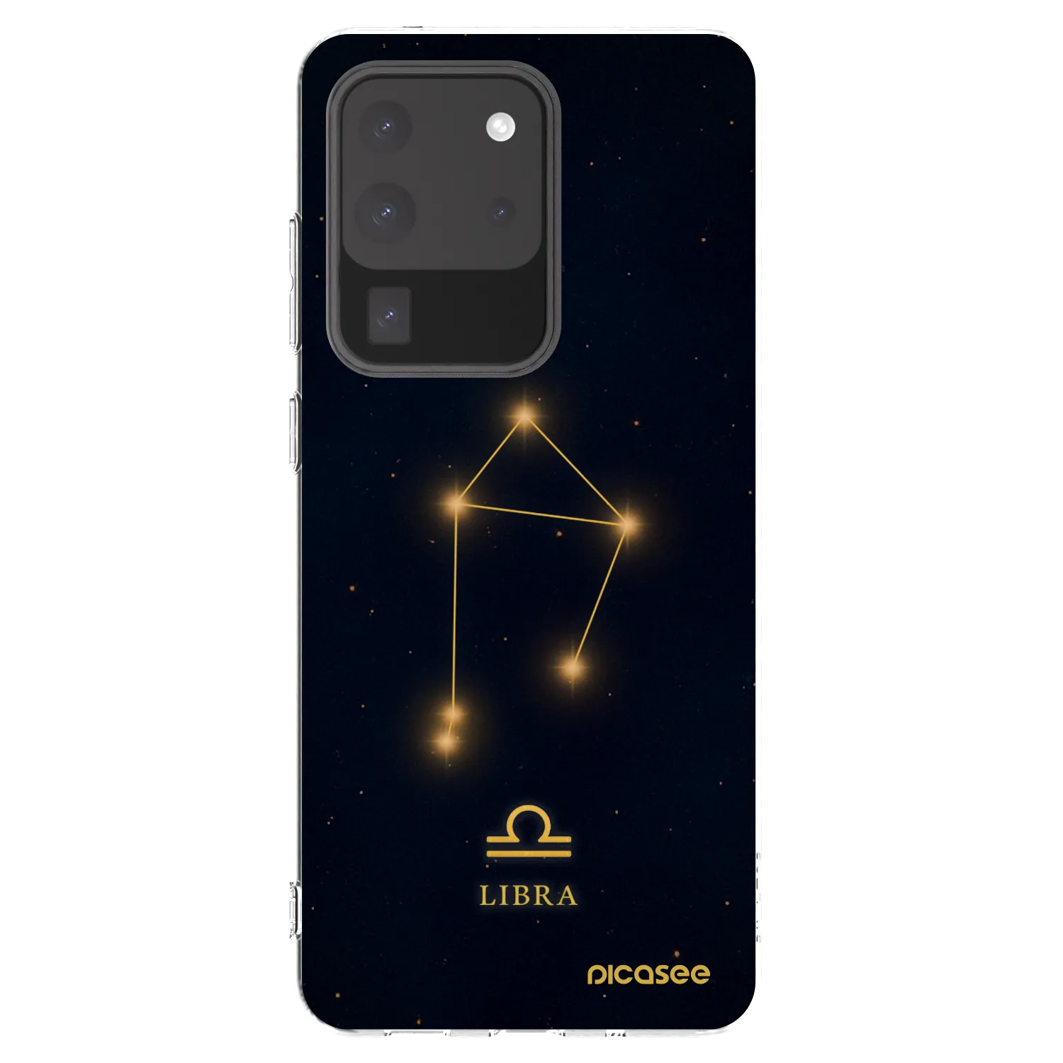 Picasee Samsung Galaxy S20 Ultra 5G G988F Hülle - Transparentes Silikon - LIBRA