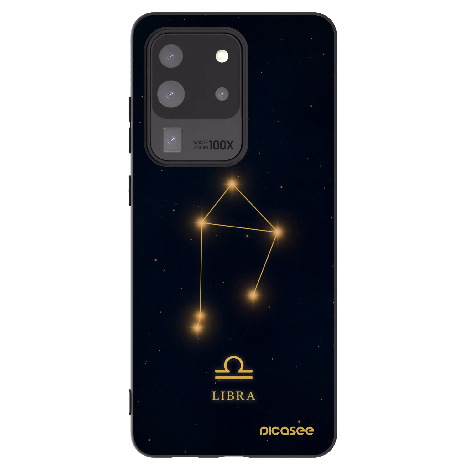Picasee Samsung Galaxy S20 Ultra 5G G988F Hülle - Schwarzes Silikon - LIBRA