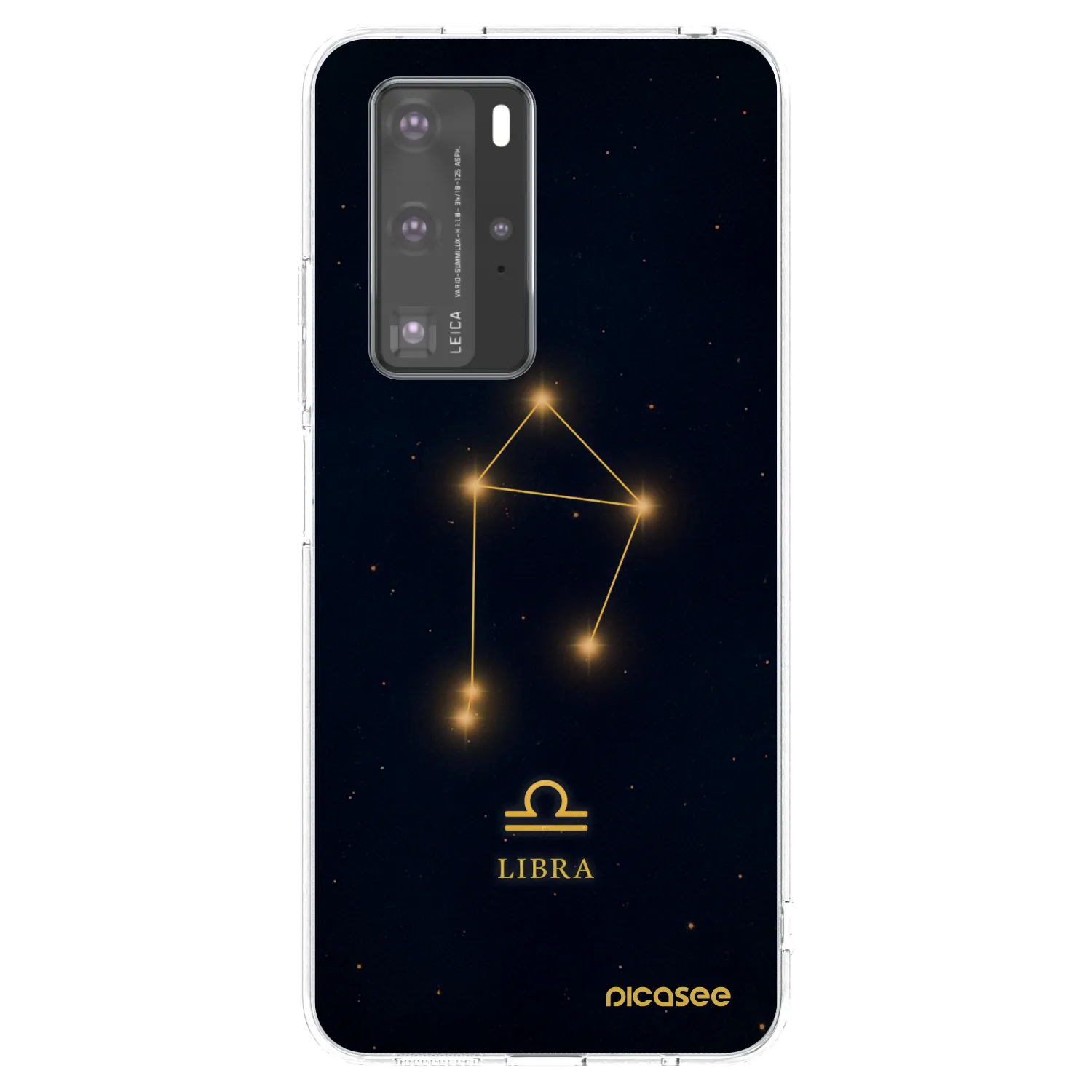 Picasee Huawei P40 Pro Hülle - Transparentes Silikon - LIBRA