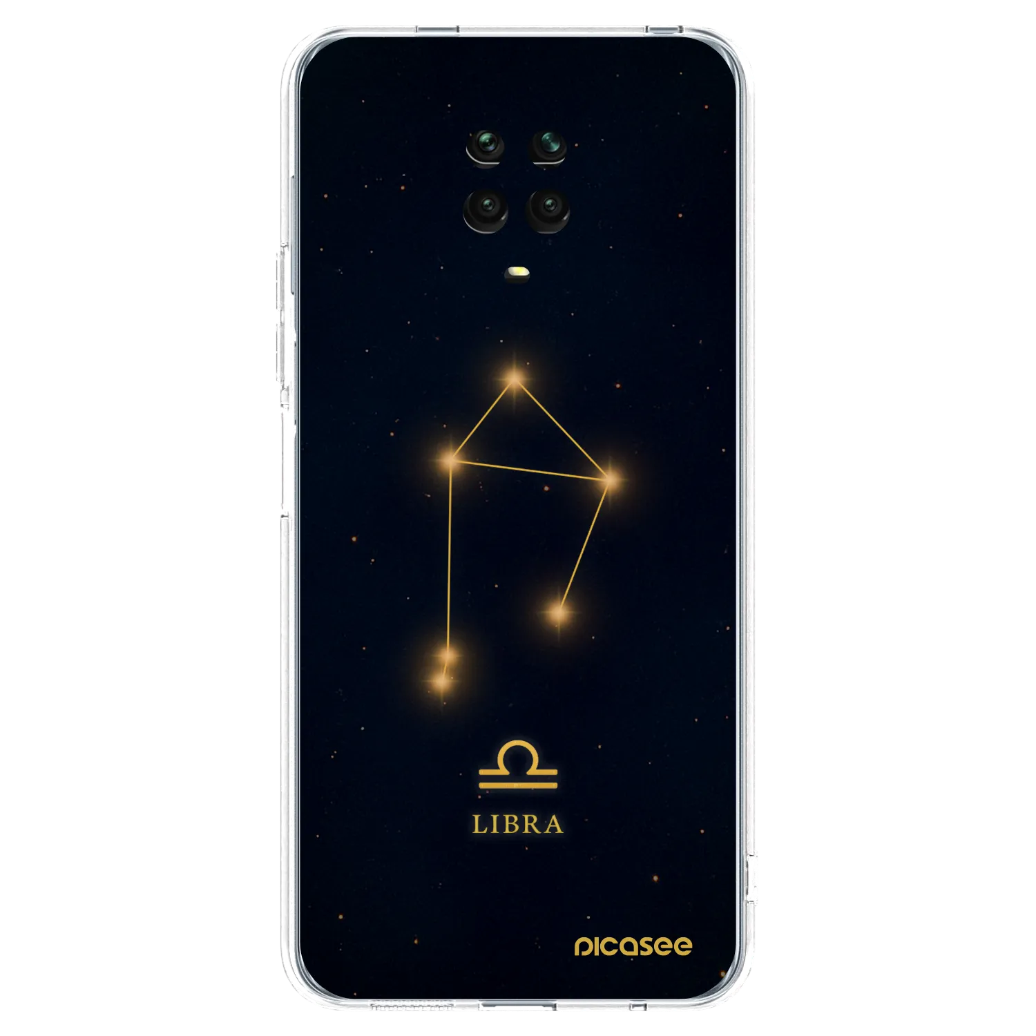 Picasee Xiaomi Redmi Note 9 Pro Hülle - Transparentes Silikon - LIBRA