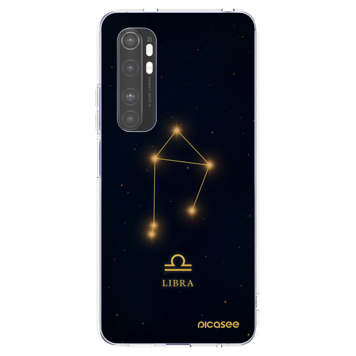 Picasee Xiaomi Mi Note 10 Lite Hülle - Transparentes Silikon - LIBRA