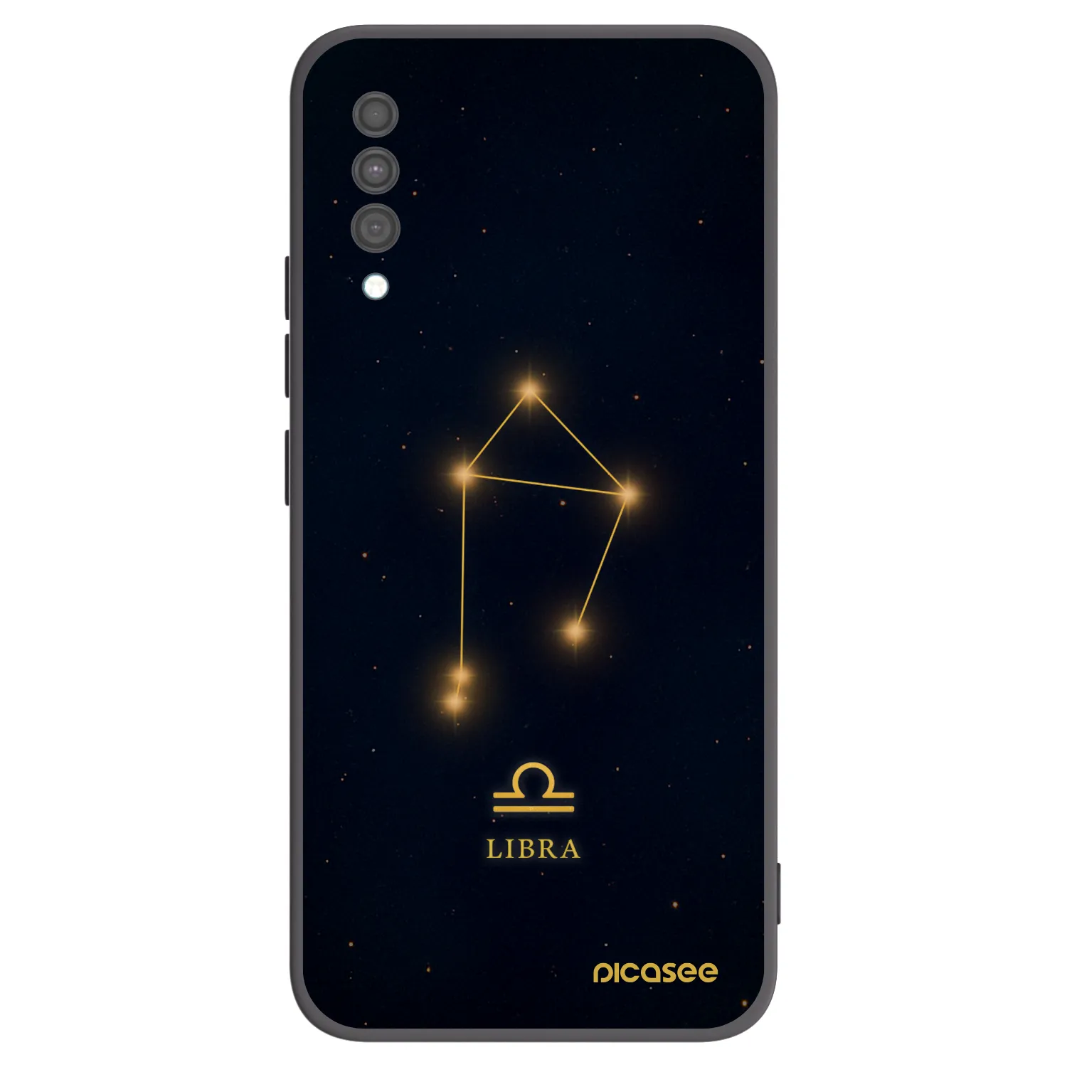 Picasee Samsung Galaxy A30s A307F Hülle - Schwarzes Silikon - LIBRA
