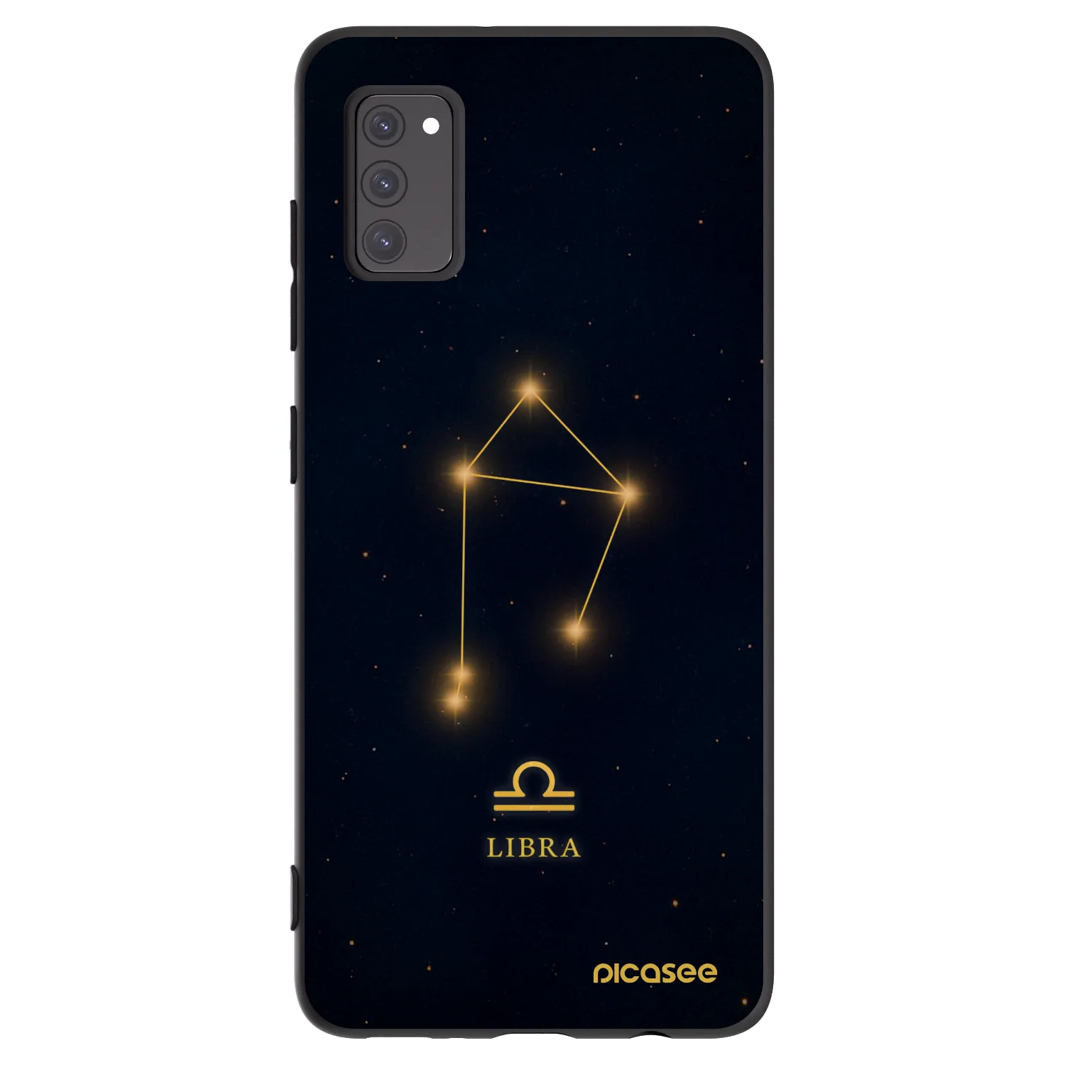 Picasee Samsung Galaxy A41 A415F Hülle - Schwarzes Silikon - LIBRA