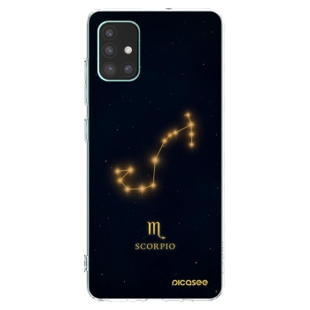 Picasee Samsung Galaxy M51 M515F Hülle - Transparentes Silikon - SCORPIO