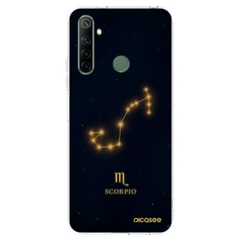 Picasee Realme 5 Hülle - Transparentes Silikon - SCORPIO