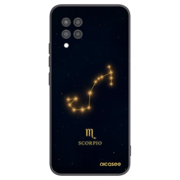 Picasee Samsung Galaxy A42 A426B Hülle - Schwarzes Silikon - SCORPIO