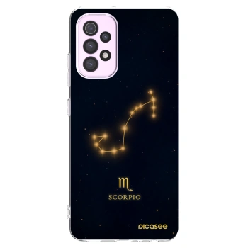 Picasee Samsung Galaxy A32 5G A326B Hülle - Transparentes Silikon - SCORPIO
