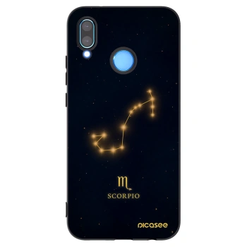 Picasee Huawei P20 Lite Hülle - Schwarzes Silikon - SCORPIO