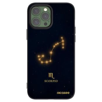Picasee Apple iPhone 13 Pro Max Hülle - Schwarzes Silikon - SCORPIO