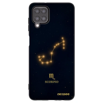 Picasee Samsung Galaxy M12 M127F Hülle - Schwarzes Silikon - SCORPIO
