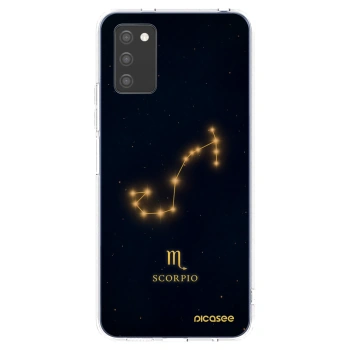 Picasee Samsung Galaxy A02s A025G Hülle - Transparentes Silikon - SCORPIO
