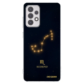 Picasee Samsung Galaxy A52s 5G A528B Hülle - Transparentes Silikon - SCORPIO