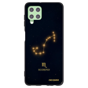 Picasee Samsung Galaxy A22 A225F 4G Hülle - Schwarzes Silikon - SCORPIO