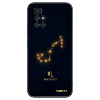 Picasee Xiaomi Redmi 10 Hülle - Schwarzes Silikon - SCORPIO