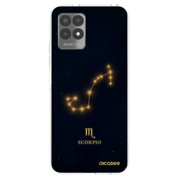 Picasee Realme 8i Hülle - Transparentes Silikon - SCORPIO