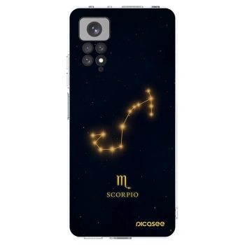 Picasee Xiaomi Redmi Note 11 Hülle - Transparentes Silikon - SCORPIO