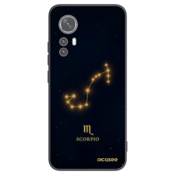 Picasee Xiaomi 12 Hülle - Schwarzes Silikon - SCORPIO