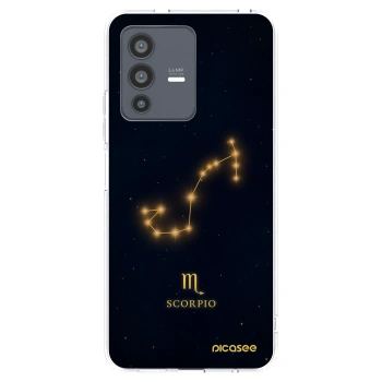 Picasee Vivo V23 5G Hülle - Transparentes Silikon - SCORPIO