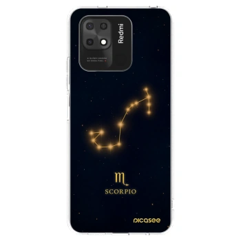Picasee Xiaomi Redmi 10C Hülle - Transparentes Silikon - SCORPIO