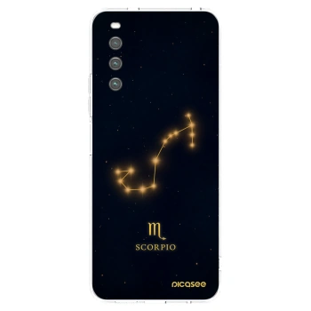 Picasee Sony Xperia 10 IV 5G Hülle - Transparentes Silikon - SCORPIO