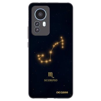 Picasee Xiaomi 12T Pro Hülle - Schwarzes Silikon - SCORPIO
