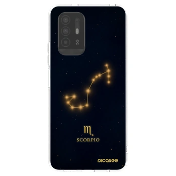 Picasee OPPO A94 5G Hülle - Transparentes Silikon - SCORPIO