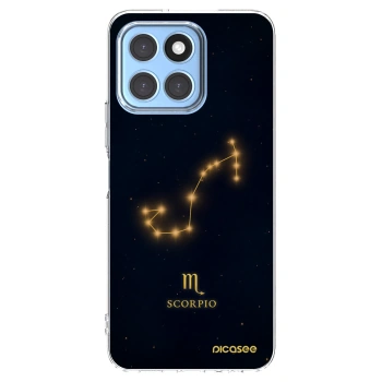 Picasee Honor X8 5G Hülle - Transparentes Silikon - SCORPIO