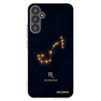 Picasee Samsung Galaxy A34 5G A346B Hülle - Transparentes Silikon - SCORPIO