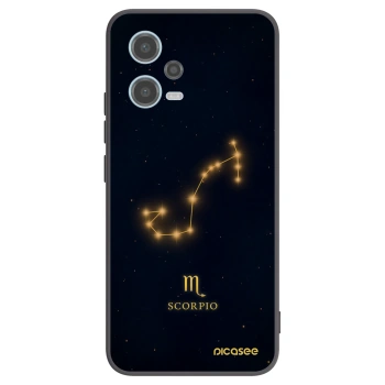 Picasee Xiaomi Redmi Note 12 5G Hülle - Schwarzes Silikon - SCORPIO