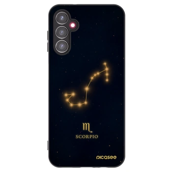 Picasee Samsung Galaxy A14 4G A145R Hülle - Schwarzes Silikon - SCORPIO