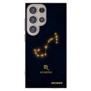 Picasee Samsung Galaxy S24 Ultra S928B 5G Hülle - Transparentes Silikon - SCORPIO