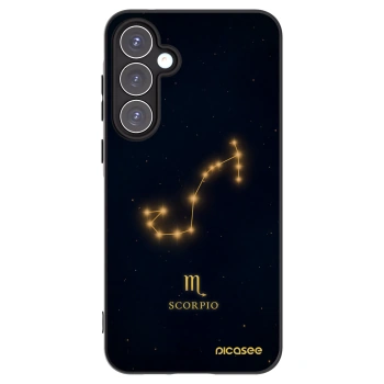 Picasee Samsung Galaxy A55 5G A556B Hülle - Schwarzes Silikon - SCORPIO