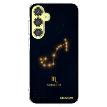 Picasee Samsung Galaxy A35 5G A356B Hülle - Transparentes Silikon - SCORPIO