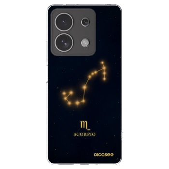 Picasee Xiaomi Redmi Note 13 4G Hülle - Transparentes Silikon - SCORPIO