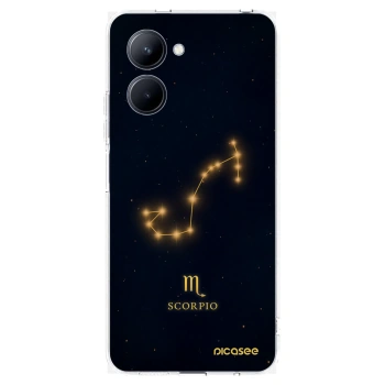 Picasee Realme C33 (2023) Hülle - Transparentes Silikon - SCORPIO