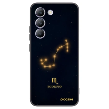 Picasee Vivo V40 SE 5G Hülle - Schwarzes Silikon - SCORPIO