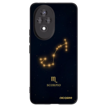 Picasee Honor 200 5G Hülle - Schwarzes Silikon - SCORPIO