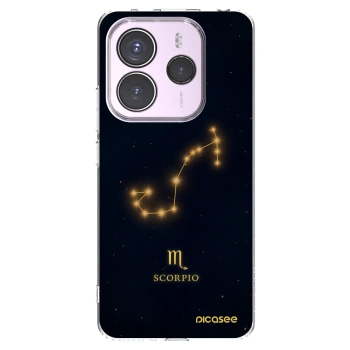 Picasee Xiaomi Redmi Note 14 5G Hülle - Transparentes Silikon - SCORPIO