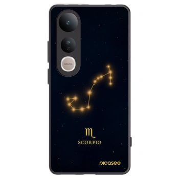 Picasee Vivo V50 Lite 5G Hülle - Schwarzes Silikon - SCORPIO