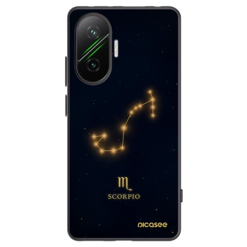 Picasee Xiaomi Poco F7 Pro 5G Hülle - Schwarzes Silikon - SCORPIO