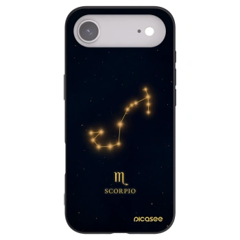 Picasee Apple iPhone Air Hülle - Schwarzes Silikon - SCORPIO