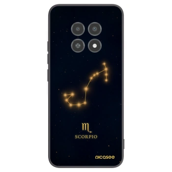 Picasee Realme 12X Hülle - Schwarzes Silikon - SCORPIO