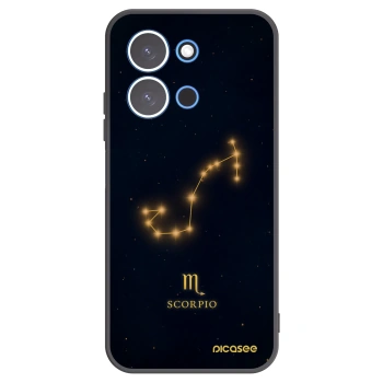 Picasee Xiaomi Redmi 15C 4G Hülle - Schwarzes Silikon - SCORPIO