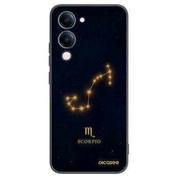 Picasee Vivo Y29s 5G Hülle - Schwarzes Silikon - SCORPIO