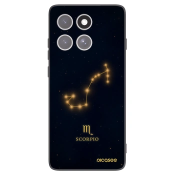 Picasee Motorola Edge 60 Fusion Hülle - Schwarzes Silikon - SCORPIO