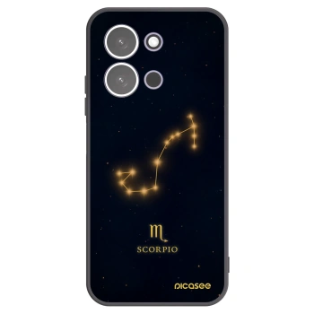 Picasee Xiaomi Redmi 15C 5G Hülle - Schwarzes Silikon - SCORPIO
