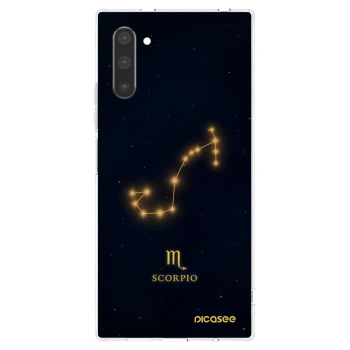 Picasee Samsung Galaxy Note 10 N970F Hülle - Transparentes Silikon - SCORPIO
