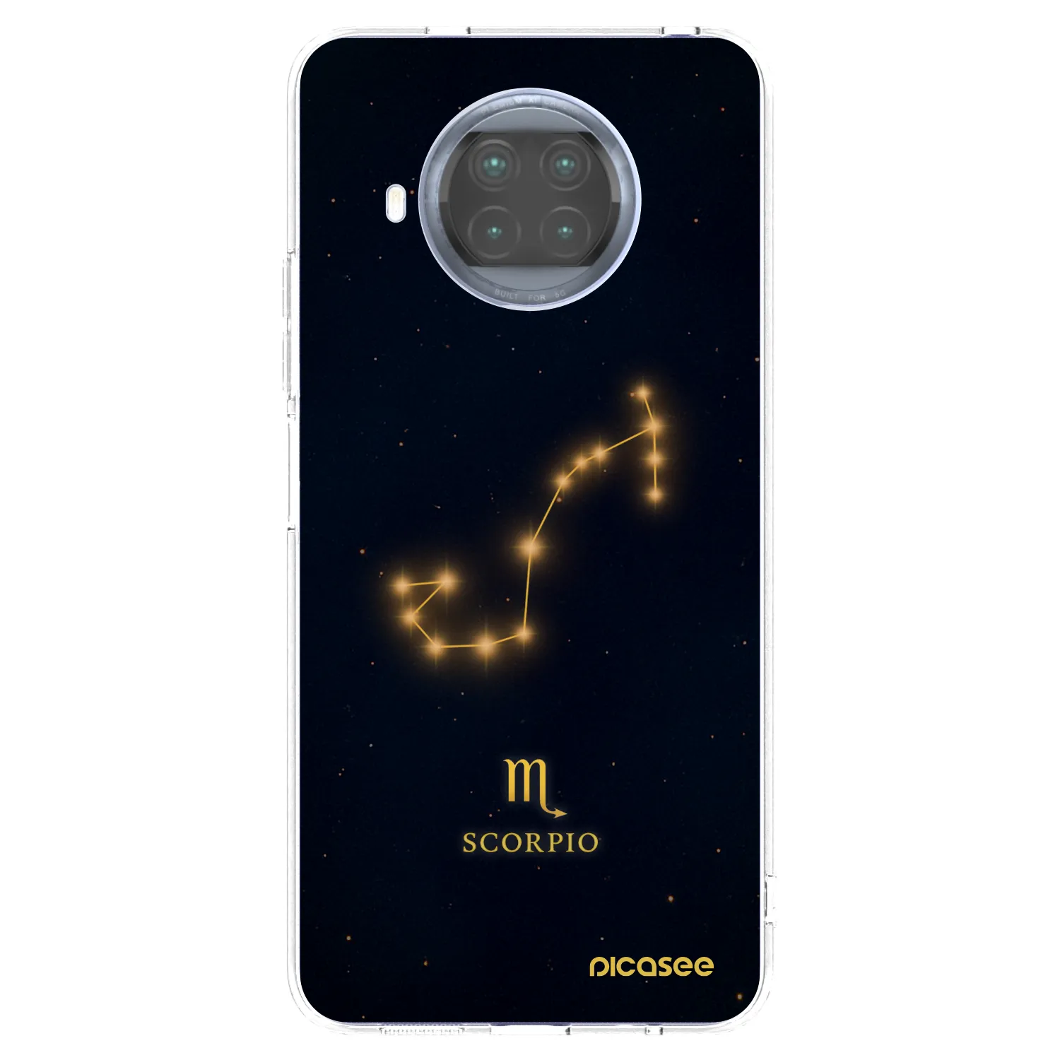 Picasee Xiaomi Mi 10T Lite Hülle - Transparentes Silikon - SCORPIO