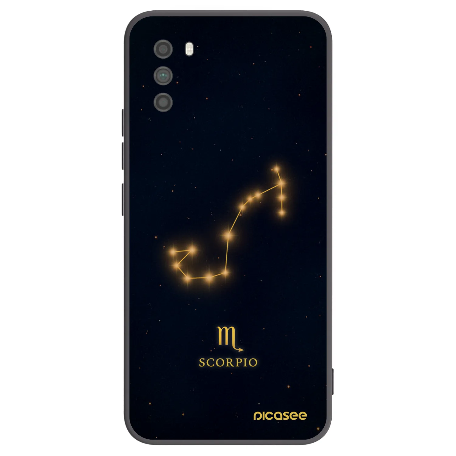 Picasee Xiaomi Poco M3 Hülle - Schwarzes Silikon - SCORPIO